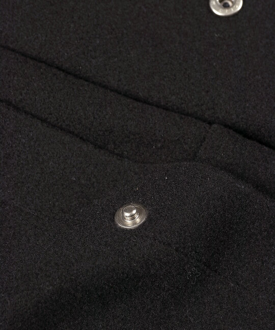 ポンチ素材 ウールライク スリム カーゴパンツ