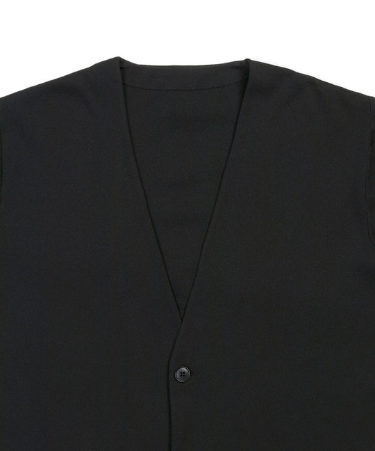 セットアップ ノーカラー リラックス ニットジャケット【WEB限定アイテム】