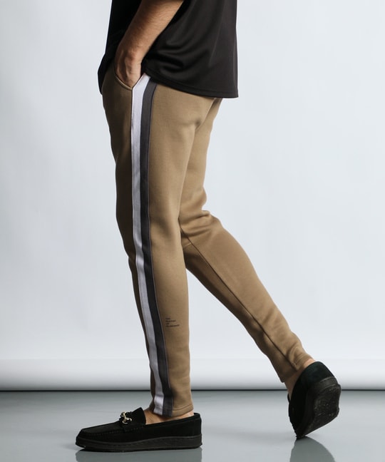 ダンボールニット サイドライン スリムパンツ【WEB限定アイテム】