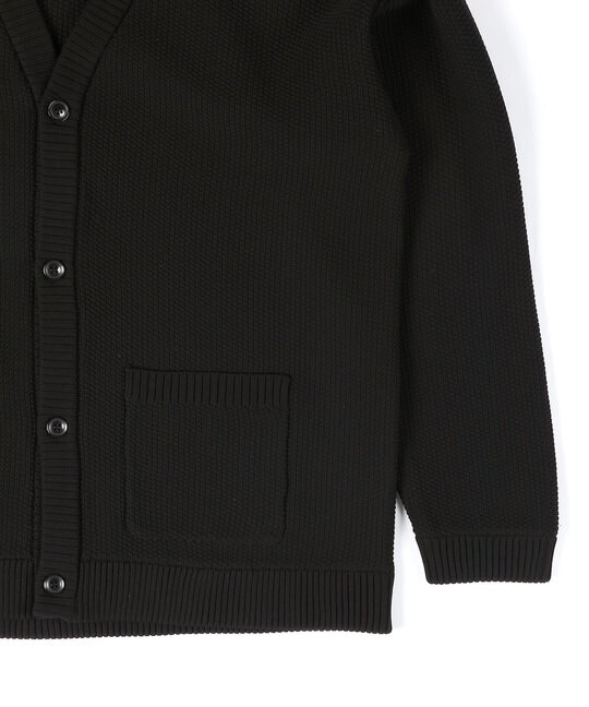 自宅で洗える ウォッシャブル ワッフルニット カーディガン