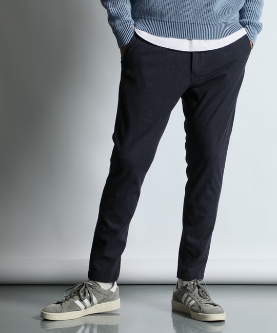 『WONDER SHAPE』：ワンダーシェイプ 微起毛 スリムパンツ