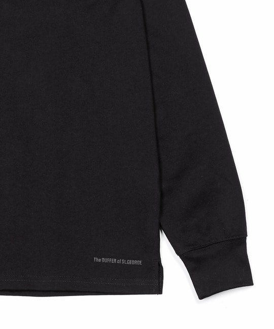 シルキータッチ シールドネック ロンTEE