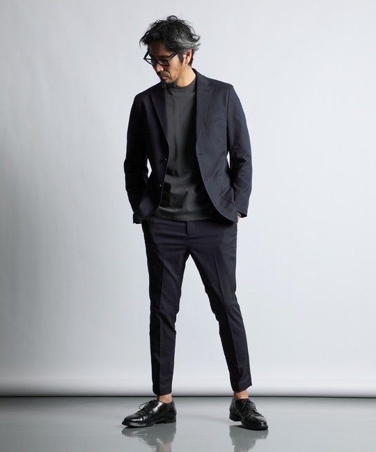 シルキータッチ シールドネック ロンTEE