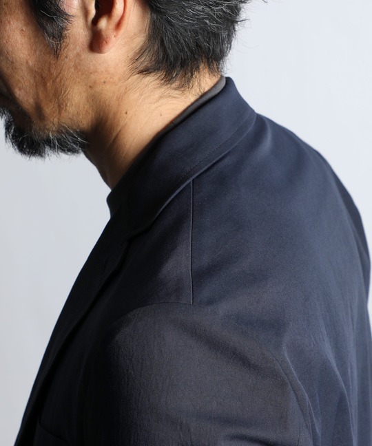 シルキータッチ シールドネック ロンTEE