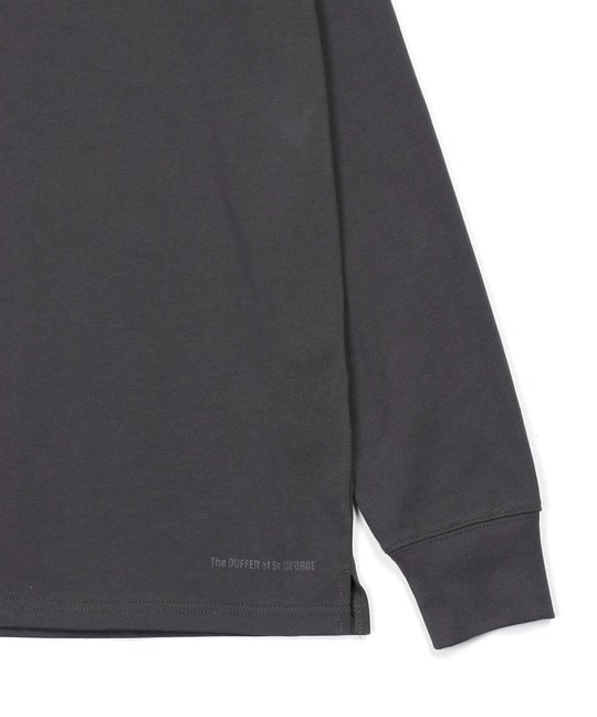 シルキータッチ シールドネック ロンTEE