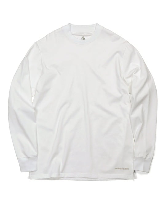 シルキータッチ シールドネック ロンTEE