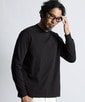 シルキータッチ シールドネック ロンTEE