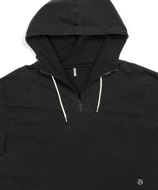 サルファ染め オックスフォード シャツパーカー フードシャツ