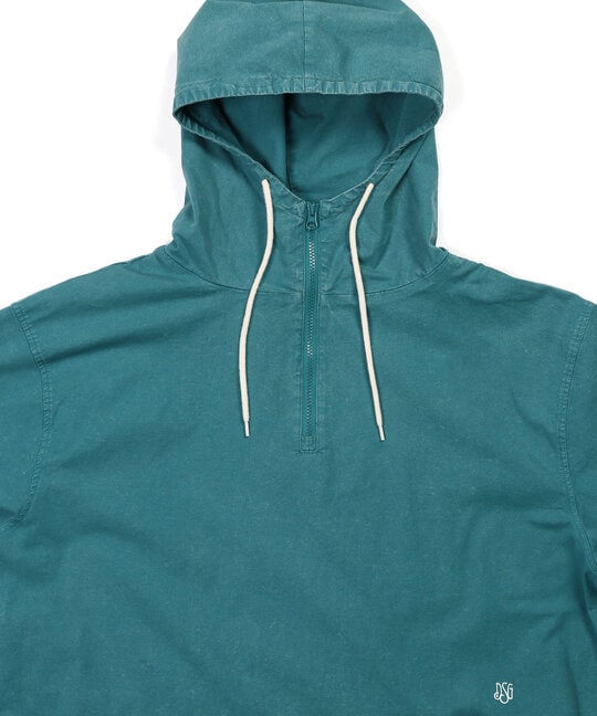 サルファ染め オックスフォード シャツパーカー フードシャツ