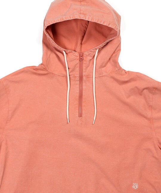 サルファ染め オックスフォード シャツパーカー フードシャツ