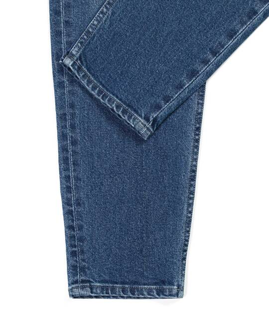 レーザー加工＆刺繍 スリムフィットジーンズ