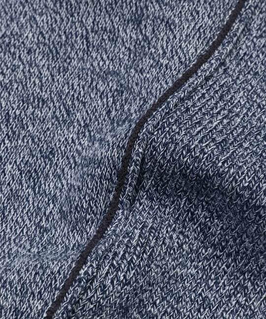 ダブルフェイス ニット ジップパーカー