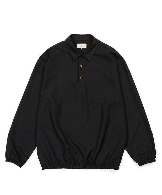 ウールライク プルオーバーシャツ シャツアウター