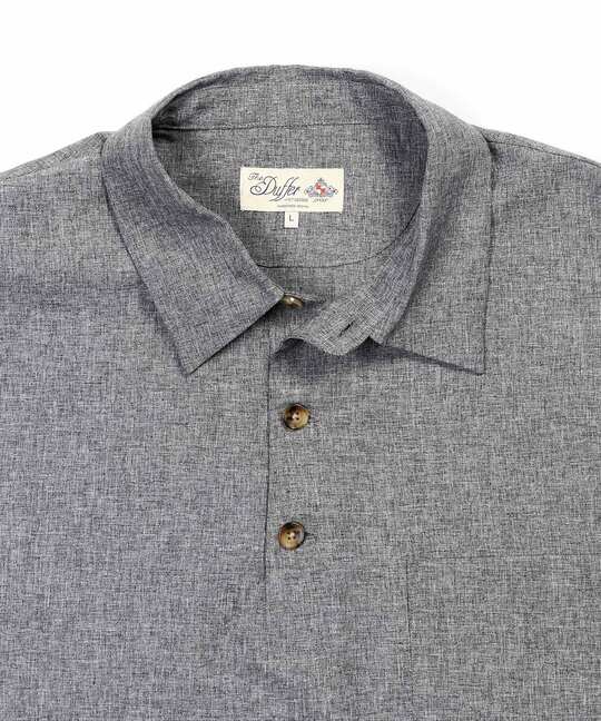 ウールライク プルオーバーシャツ シャツアウター