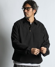 ウールライク プルオーバーシャツ シャツアウター