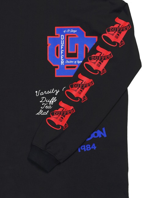 DUFFERアーカイブ ロゴ ロングスリーブTシャツ