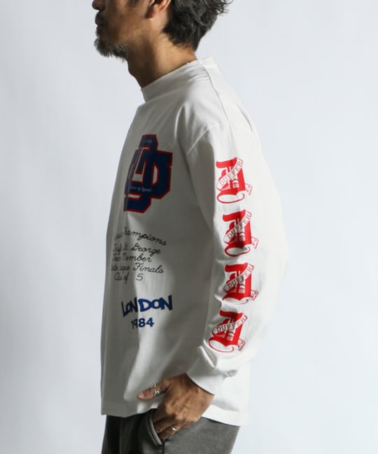DUFFERアーカイブ ロゴ ロングスリーブTシャツ
