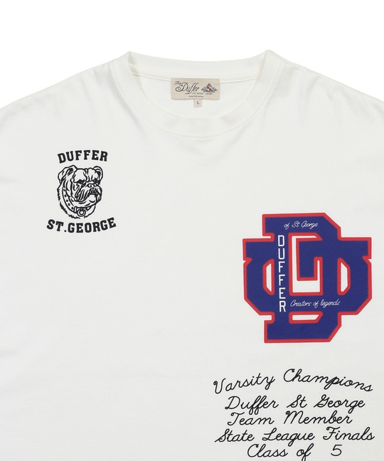 DUFFERアーカイブ ロゴ ロングスリーブTシャツ