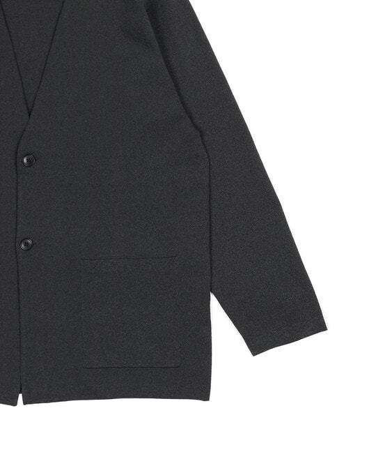 セットアップ ノーカラー リラックス ニットジャケット【WEB限定アイテム】