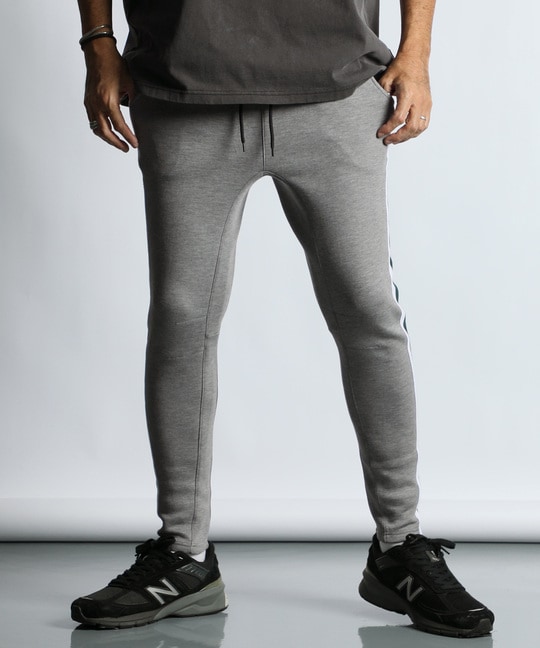 ダンボールニット サイドライン スリムパンツ【WEB限定アイテム】