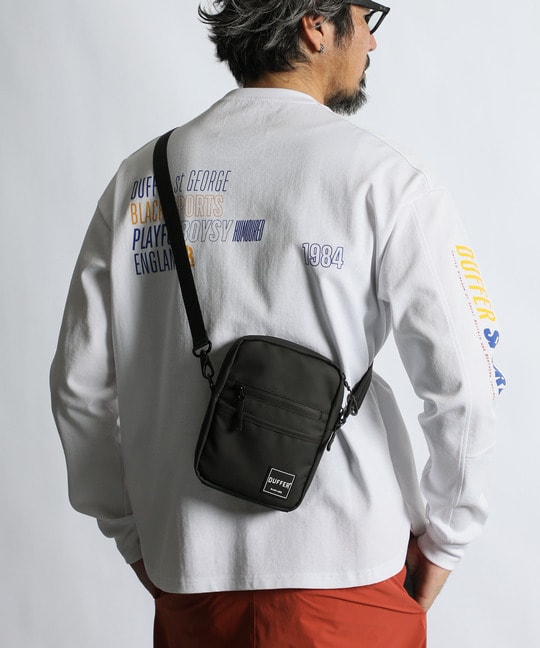 〔BLACK LABEL〕：ミニ ショルダーバッグ