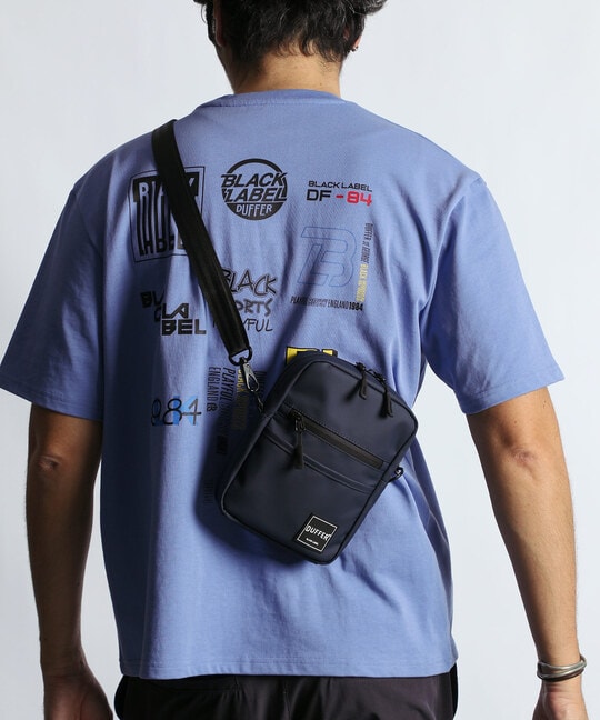 〔BLACK LABEL〕：ミニ ショルダーバッグ