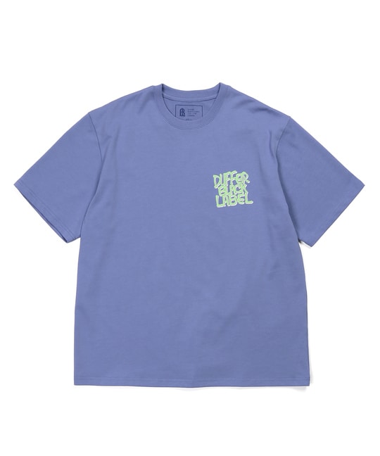 〔BLACK LABEL〕：CVC天竺 速乾 ネオンロゴTEE