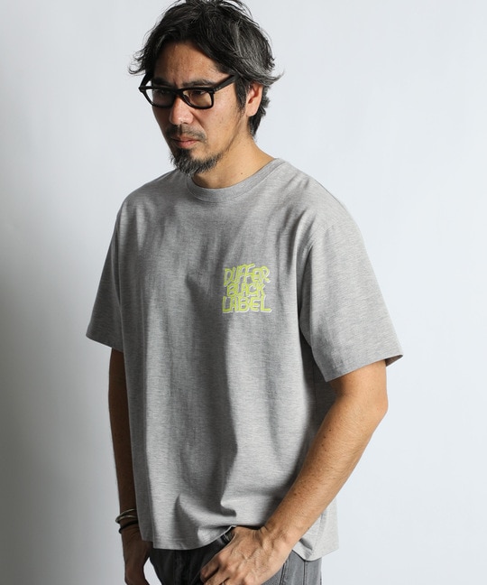 〔BLACK LABEL〕：CVC天竺 速乾 ネオンロゴTEE