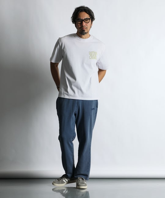 〔BLACK LABEL〕：CVC天竺 速乾 ネオンロゴTEE