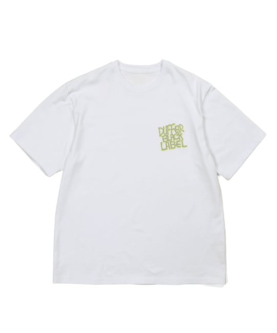 〔BLACK LABEL〕：CVC天竺 速乾 ネオンロゴTEE