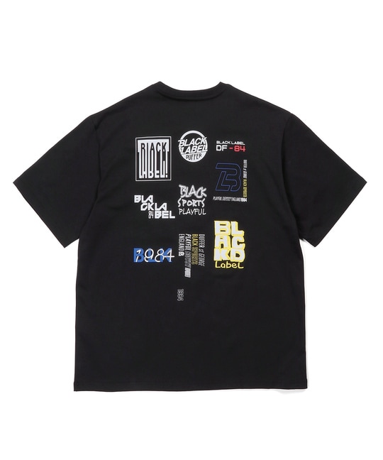 〔BLACK LABEL〕：CVC天竺 速乾 90sロゴTEE