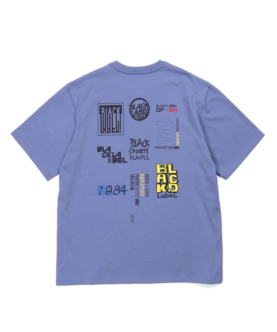 〔BLACK LABEL〕：CVC天竺 速乾 90sロゴTEE