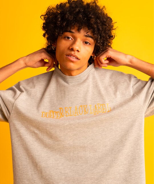 〔BLACK LABEL〕：CVC天竺 速乾 90sロゴTEE