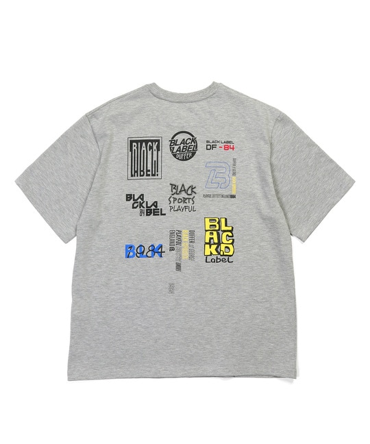 〔BLACK LABEL〕：CVC天竺 速乾 90sロゴTEE