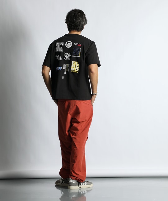 〔BLACK LABEL〕：CVC天竺 速乾 90sロゴTEE