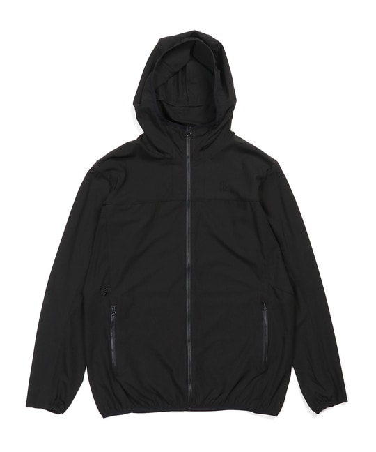 〔BLACK LABEL〕：セットアップ対応 ストレッチ フーデッドブルゾン
