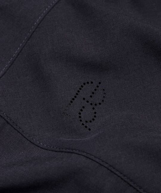 〔BLACK LABEL〕：セットアップ対応 ストレッチ フーデッドブルゾン