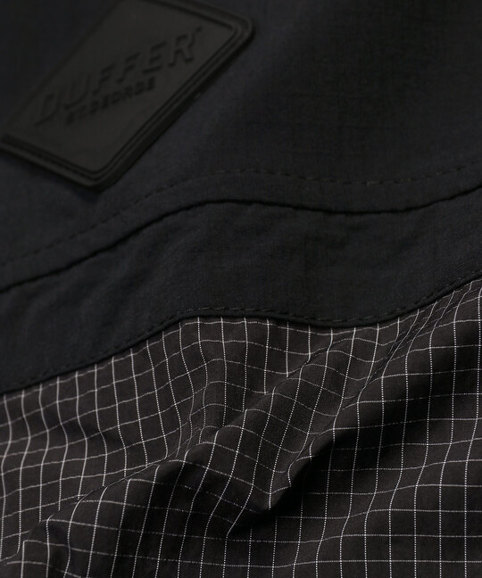 〔BLACK LABEL〕：セットアップ対応 コーデュラ スタンドブルゾン