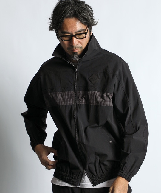 〔BLACK LABEL〕：セットアップ対応 コーデュラ スタンドブルゾン