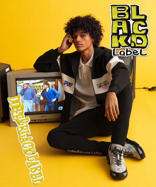 〔BLACK LABEL〕：セットアップ対応 ソロナ スリムパンツ