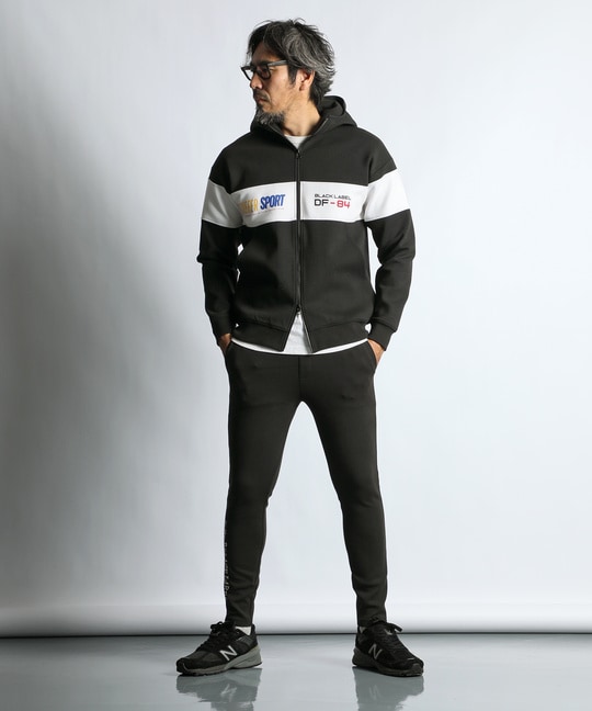 〔BLACK LABEL〕：セットアップ対応 ソロナ スリムパンツ