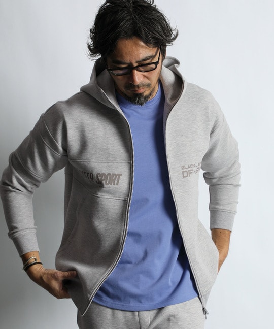 〔BLACK LABEL〕：セットアップ対応 ソロナ スタンドパーカー