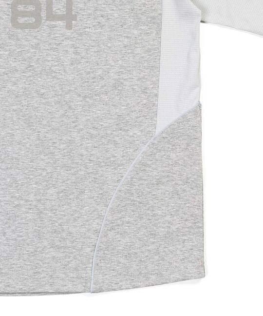 〔BLACK LABEL〕：ソロナポンチ メッシュパネル ゲームTEE