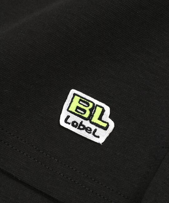 〔BLACK LABEL〕：ソロナポンチ フットボール VネックTEE