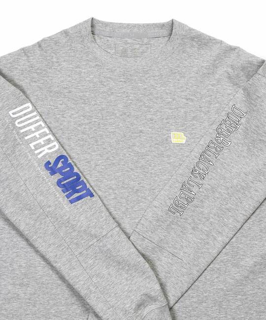 〔BLACK LABEL〕：ソロナポンチ プリント ロングスリーブTEE