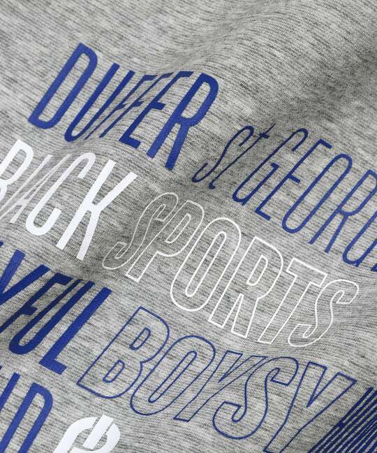 〔BLACK LABEL〕：ソロナポンチ プリント ロングスリーブTEE