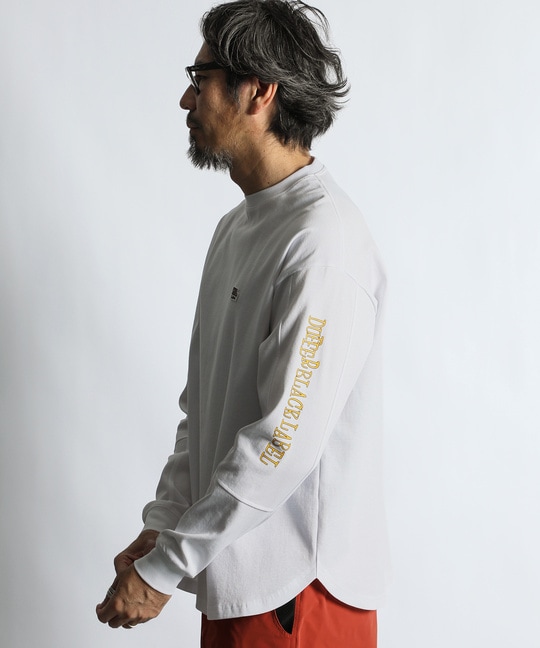 〔BLACK LABEL〕：ソロナポンチ プリント ロングスリーブTEE
