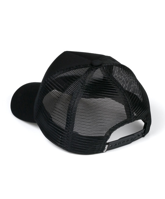 〔BLACK LABEL〕：90sロゴ メッシュ キャップ