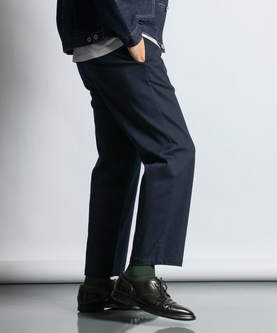 「ガムストレッチ」接触冷感 アンクルパンツ