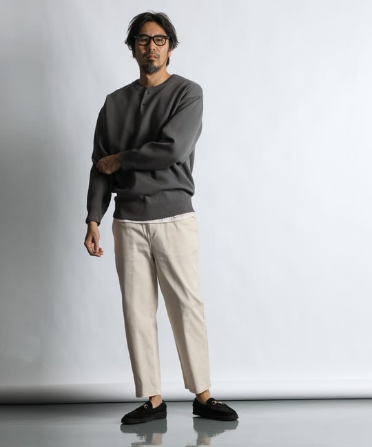 「ガムストレッチ」接触冷感 アンクルパンツ